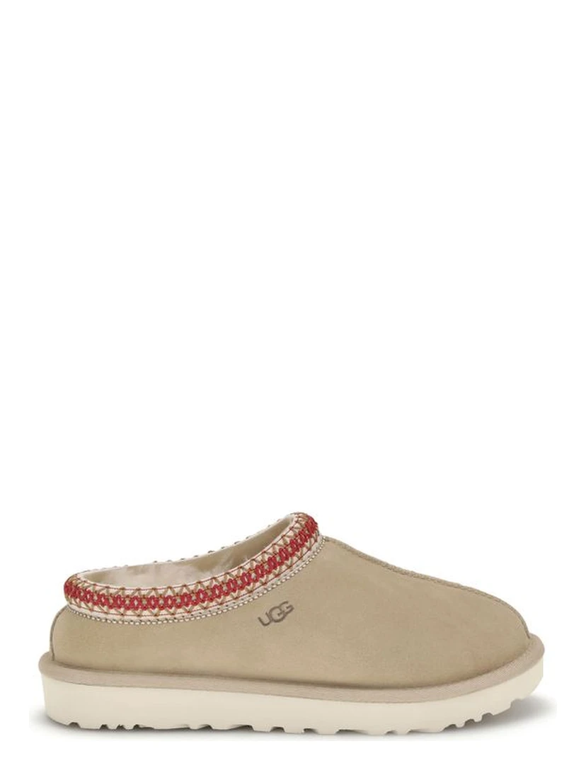 Beige Calf Leather Bos Taurus Mules