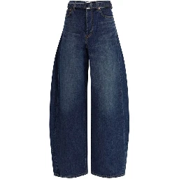 جينز قطني أزرق