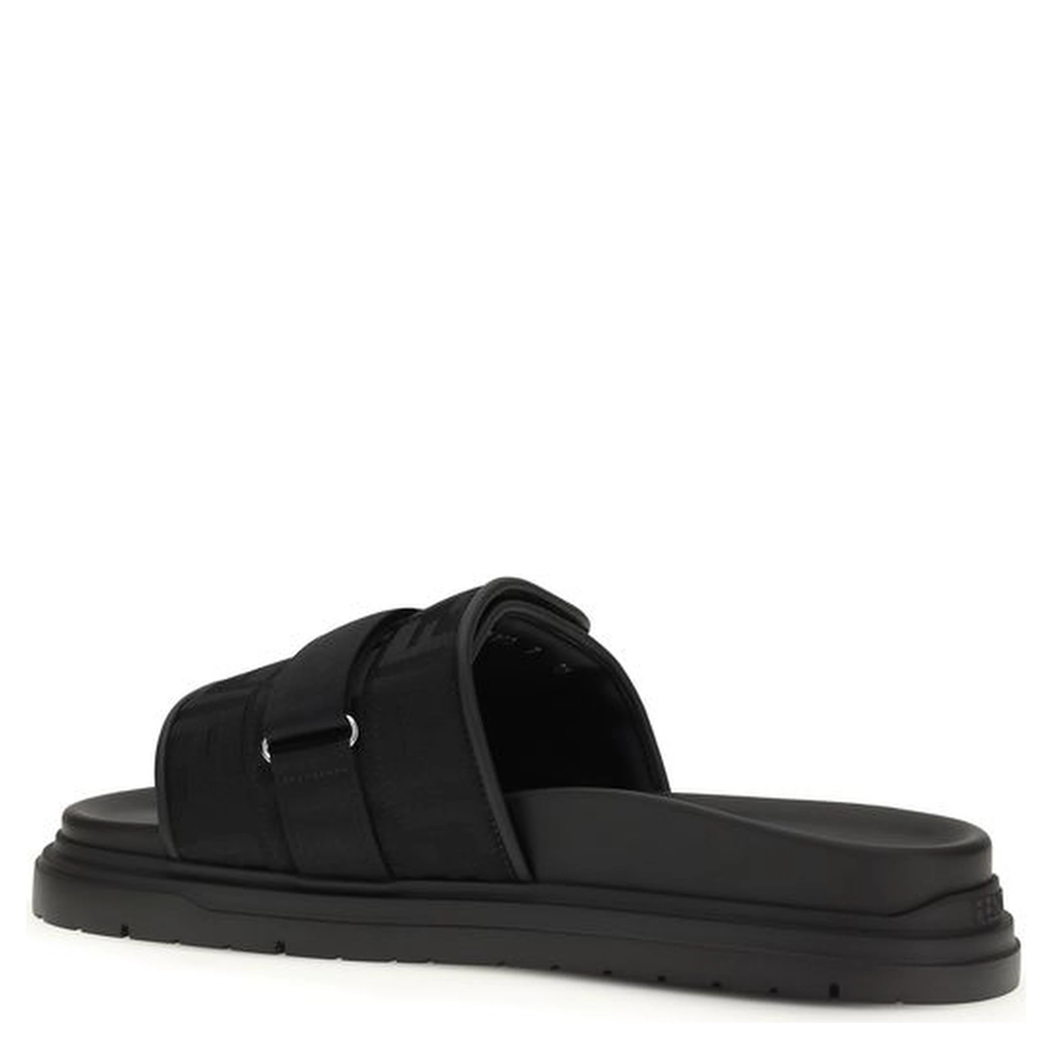 Black Polyamide Sandals
