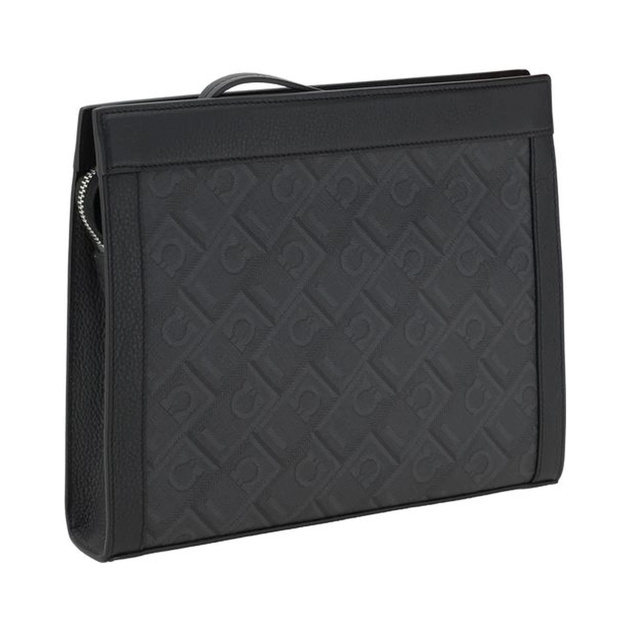 Black Polyethylene Clutch Bag