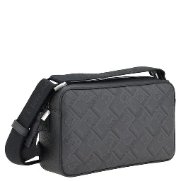 Black Polyethylene Shoulder Bag