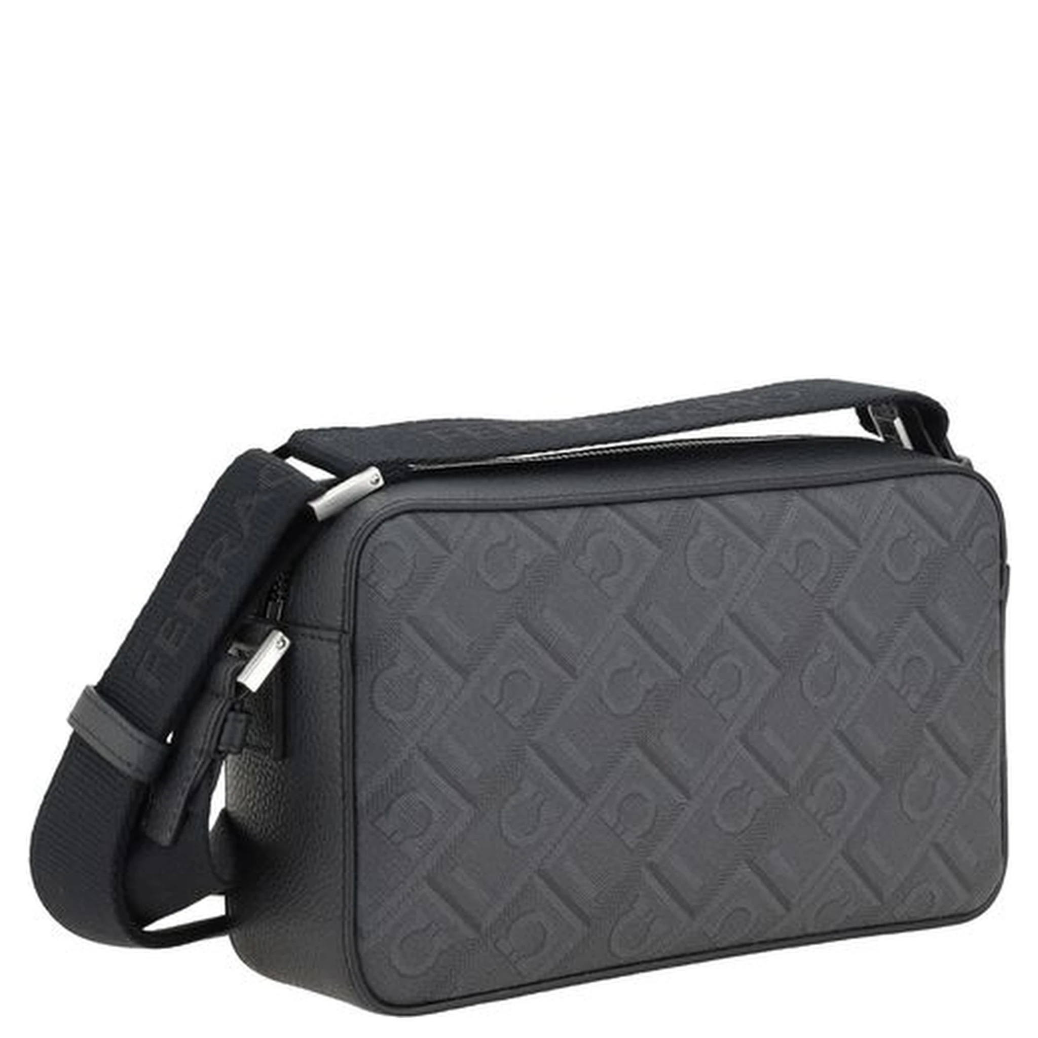 Black Polyethylene Shoulder Bag