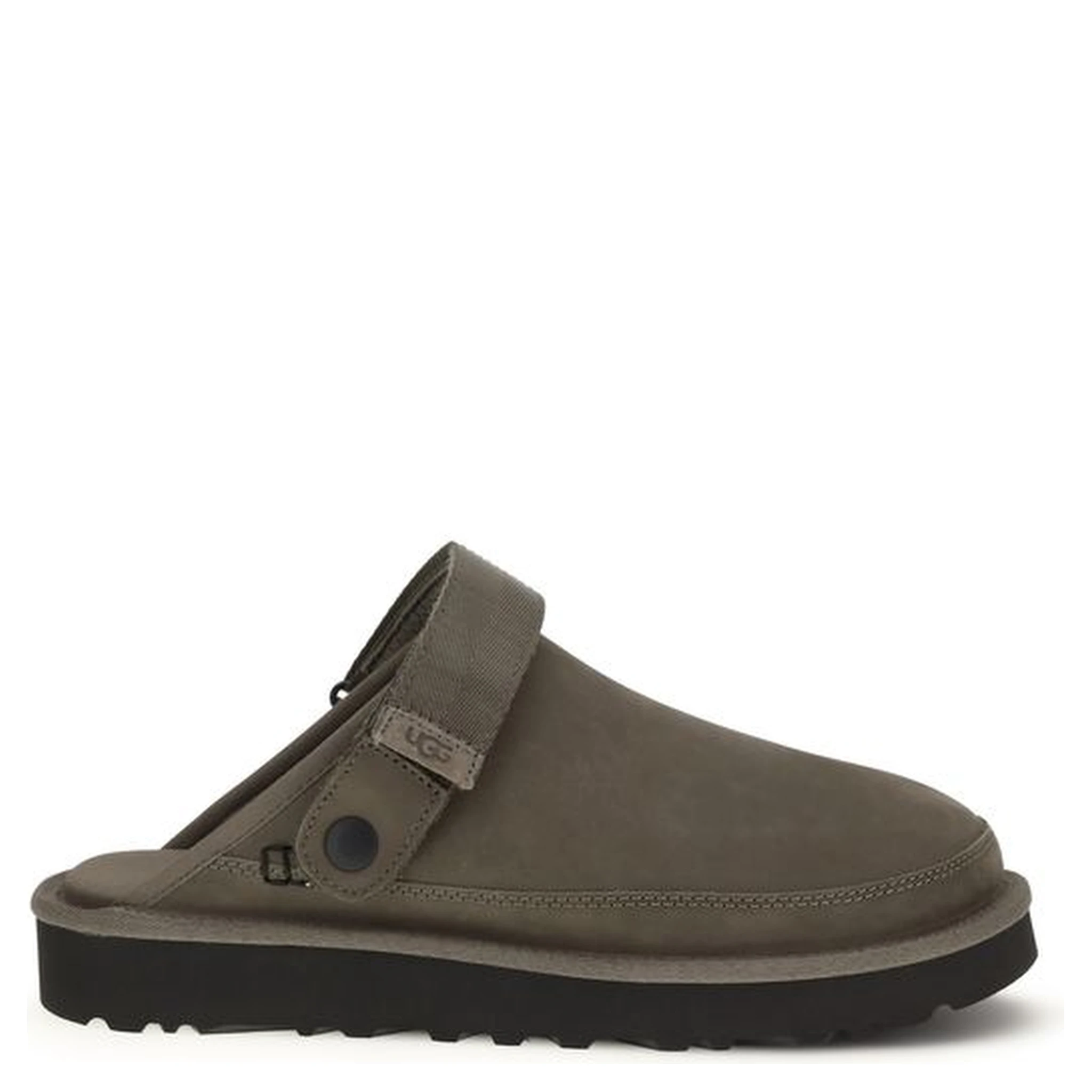 حذاء بوس توروس مفتوح من الخلف مصنوع من جلد العجل البني