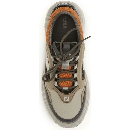 Multicolor Calf Leather Bos Taurus Chunky Sneakers