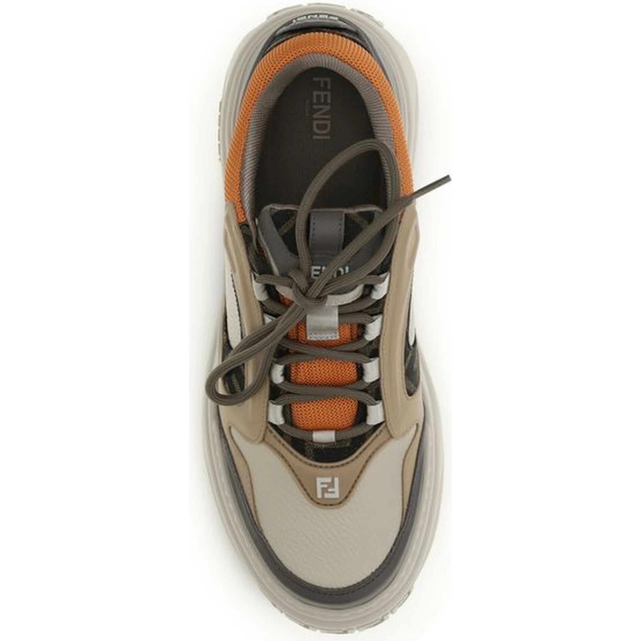 Multicolor Calf Leather Bos Taurus Chunky Sneakers