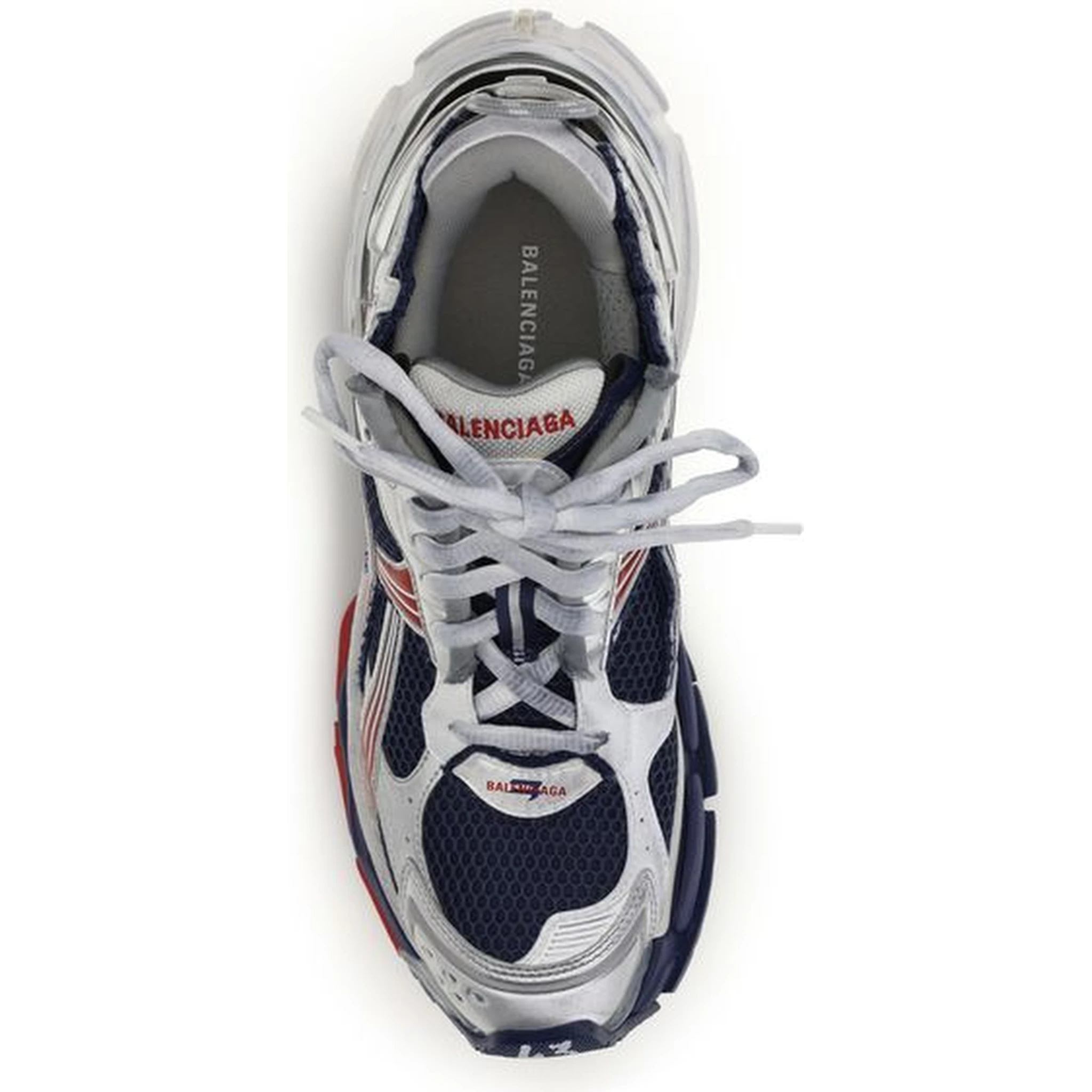 Gray Rubber Athletic Sneakers