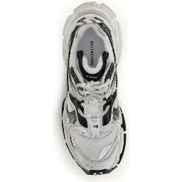 Gray Polyethylene Athletic Sneakers