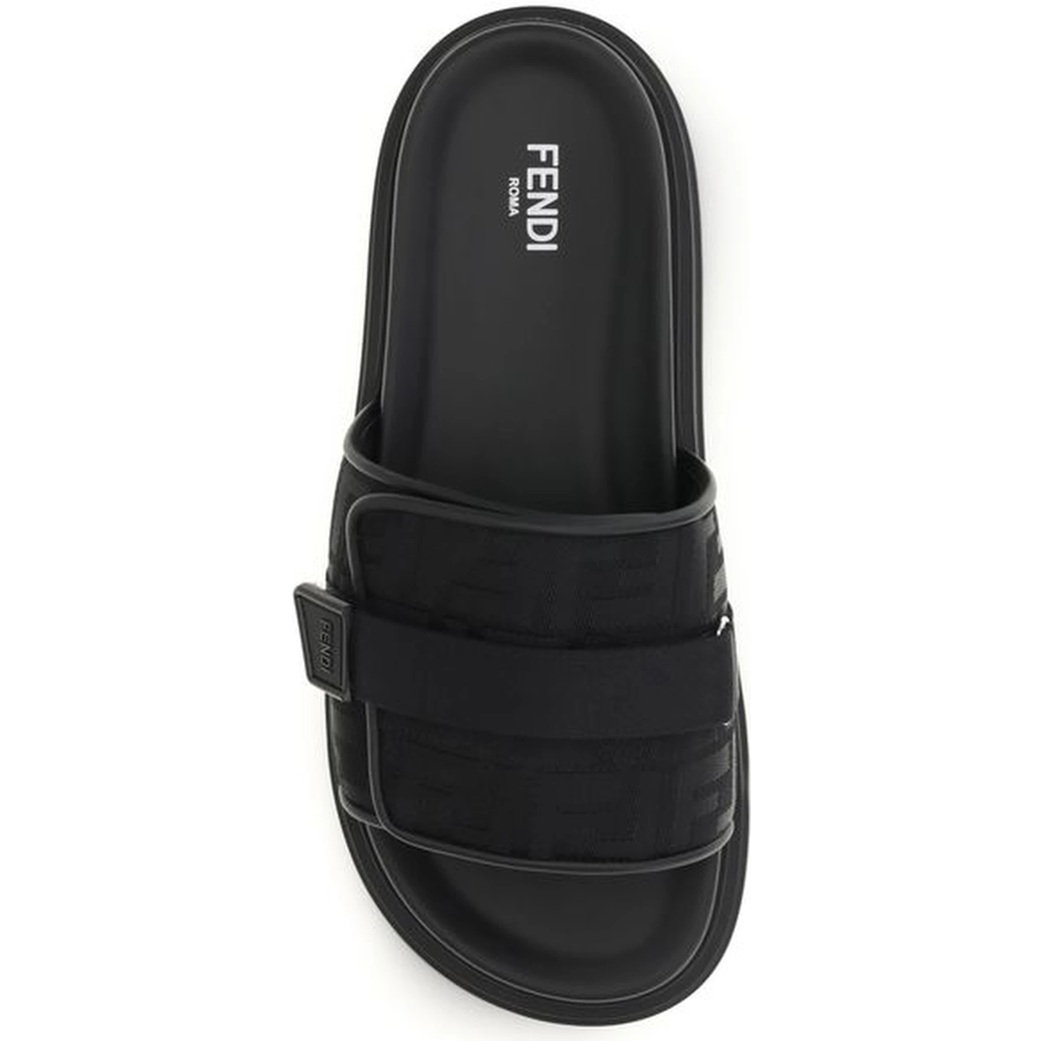 Black Polyamide Sandals