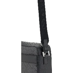 Black Polyethylene Shoulder Bag