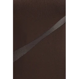 Brown Polyamide Bodysuit