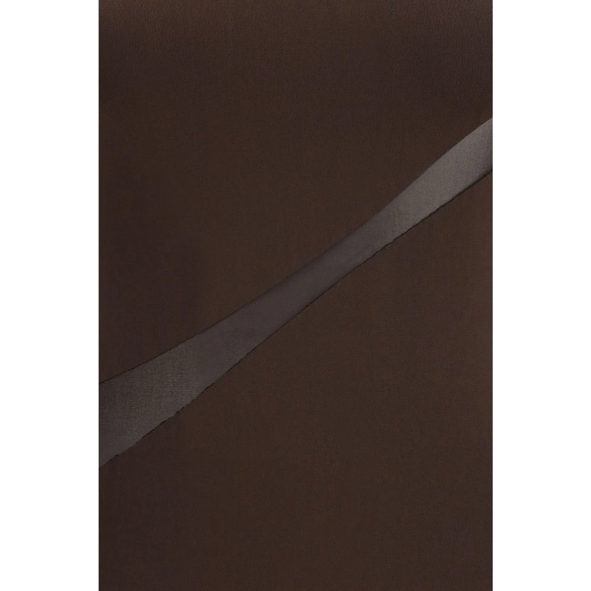 Brown Polyamide Bodysuit