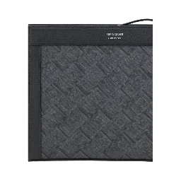 Black Polyethylene Clutch Bag