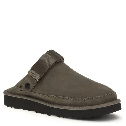 حذاء بوس توروس مفتوح من الخلف مصنوع من جلد العجل البني