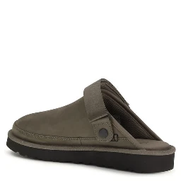 حذاء بوس توروس مفتوح من الخلف مصنوع من جلد العجل البني