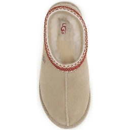 Beige Calf Leather Bos Taurus Mules