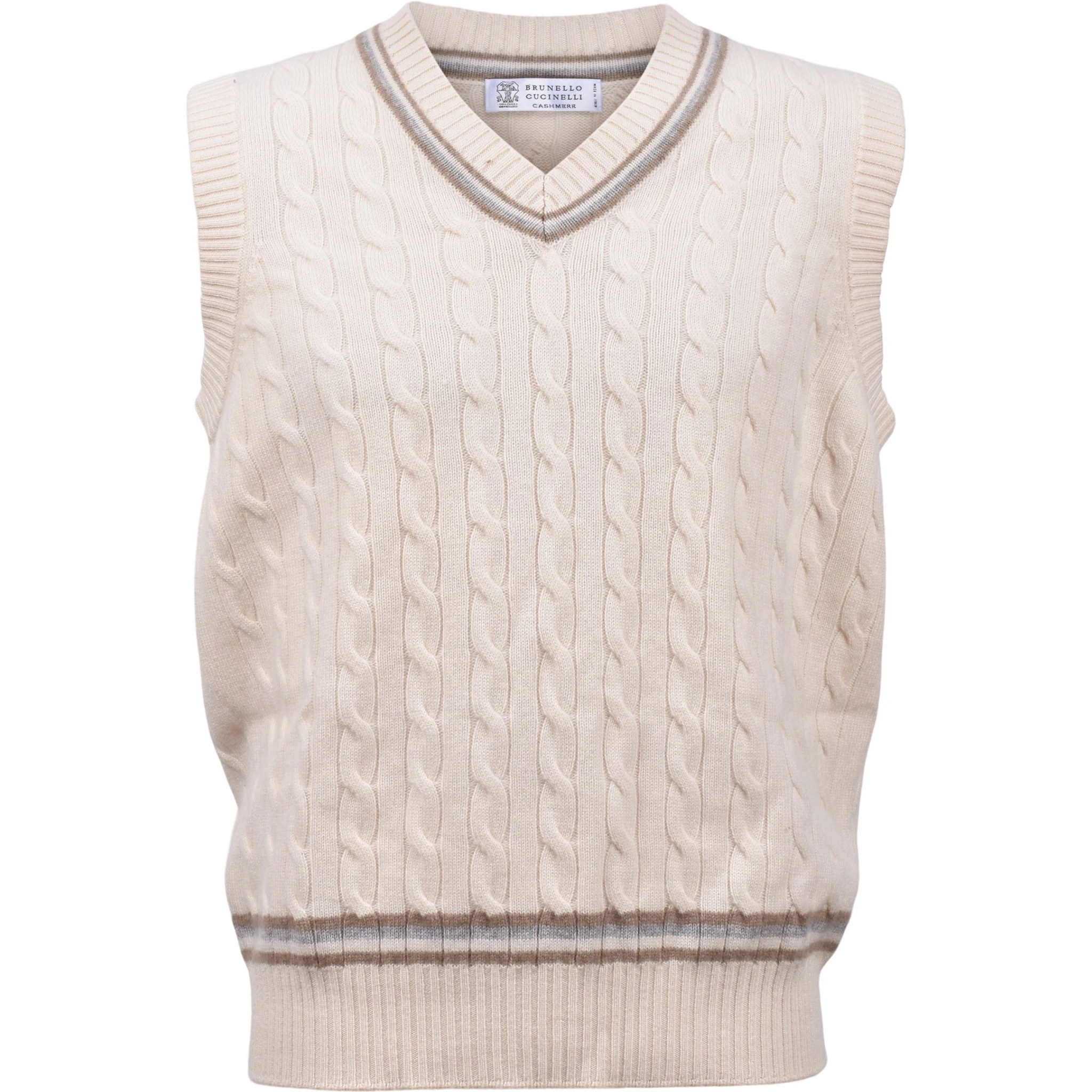 Beige Cashmere Cashmere Sweater