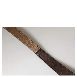 Brown Genuine Leather Logo Wide Waist Women Belt