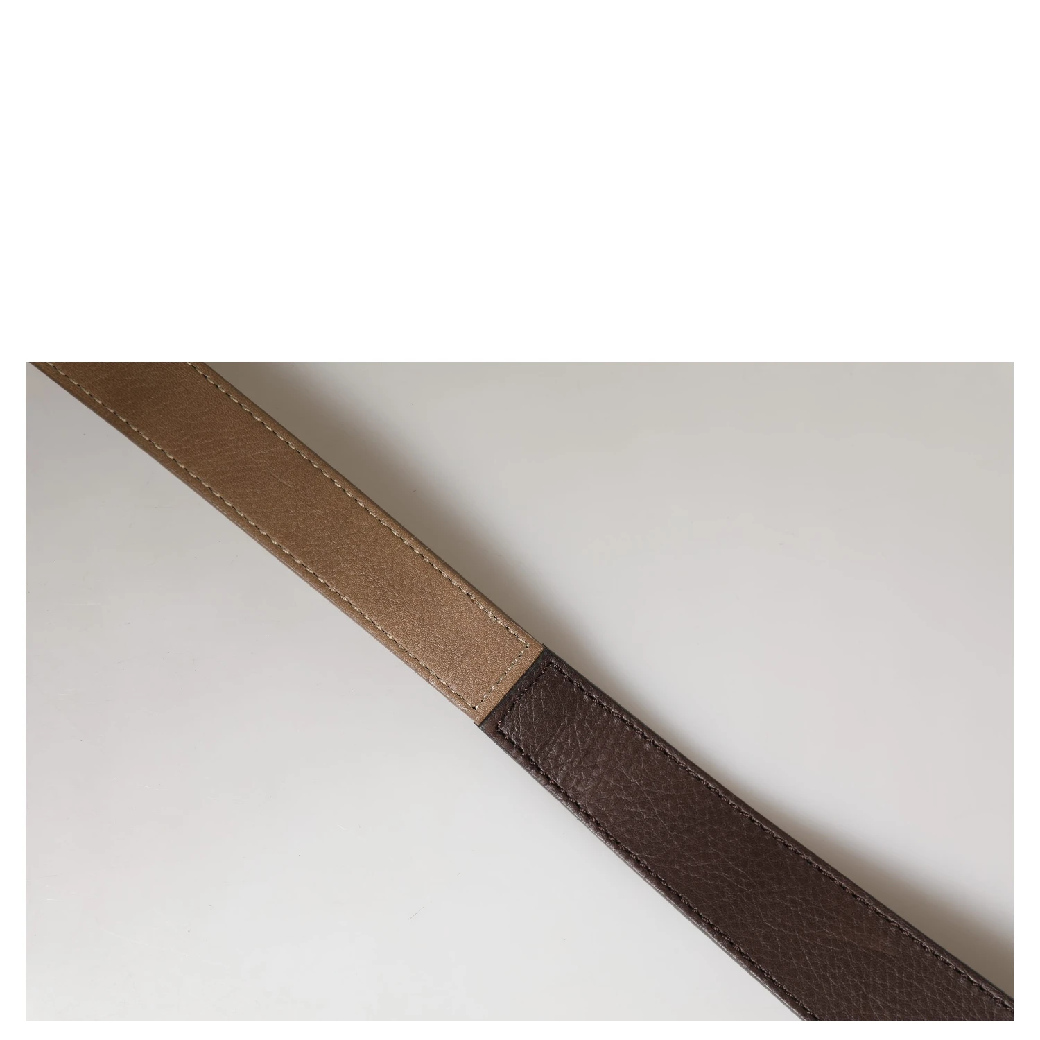 Brown Genuine Leather Logo Wide Waist Women Belt