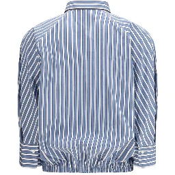 Blue Cotton Pattern Shirt