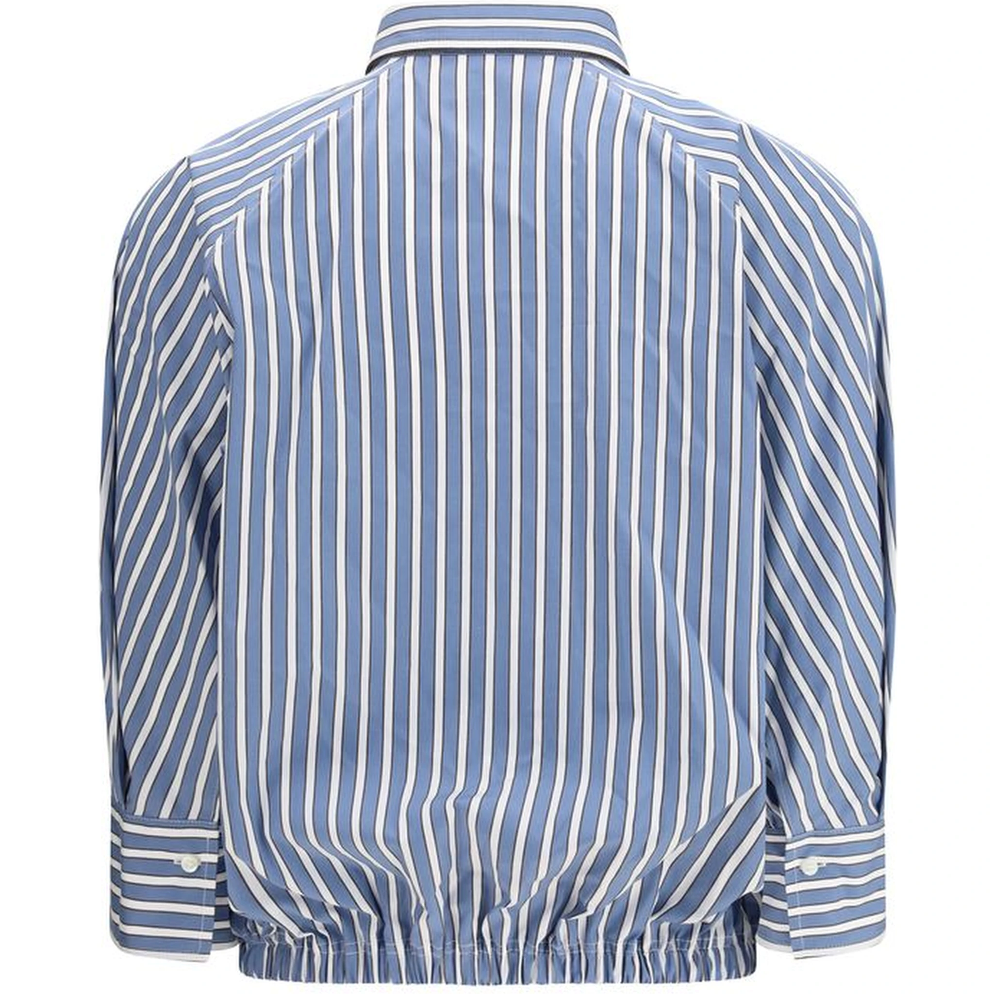 Blue Cotton Pattern Shirt
