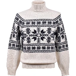 Bicolor Cashmere Sweater