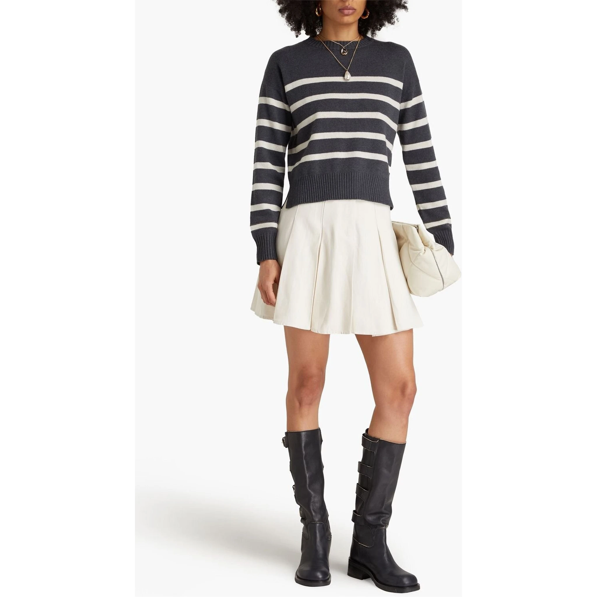 Beige Cashmere Sweater