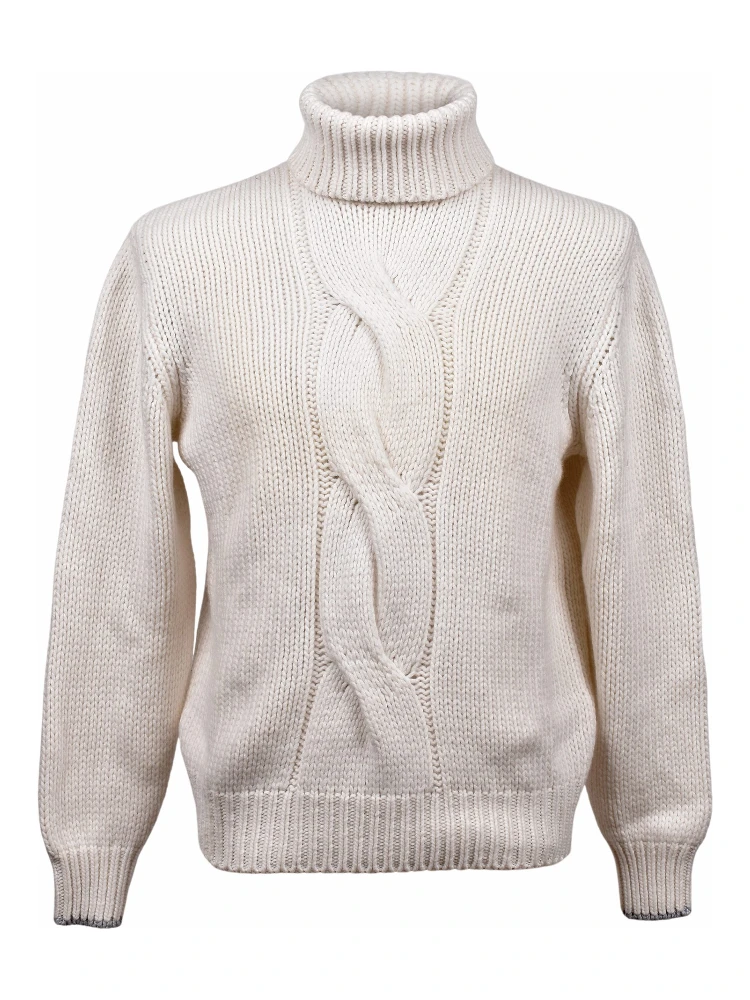 Beige Cashmere Sweater