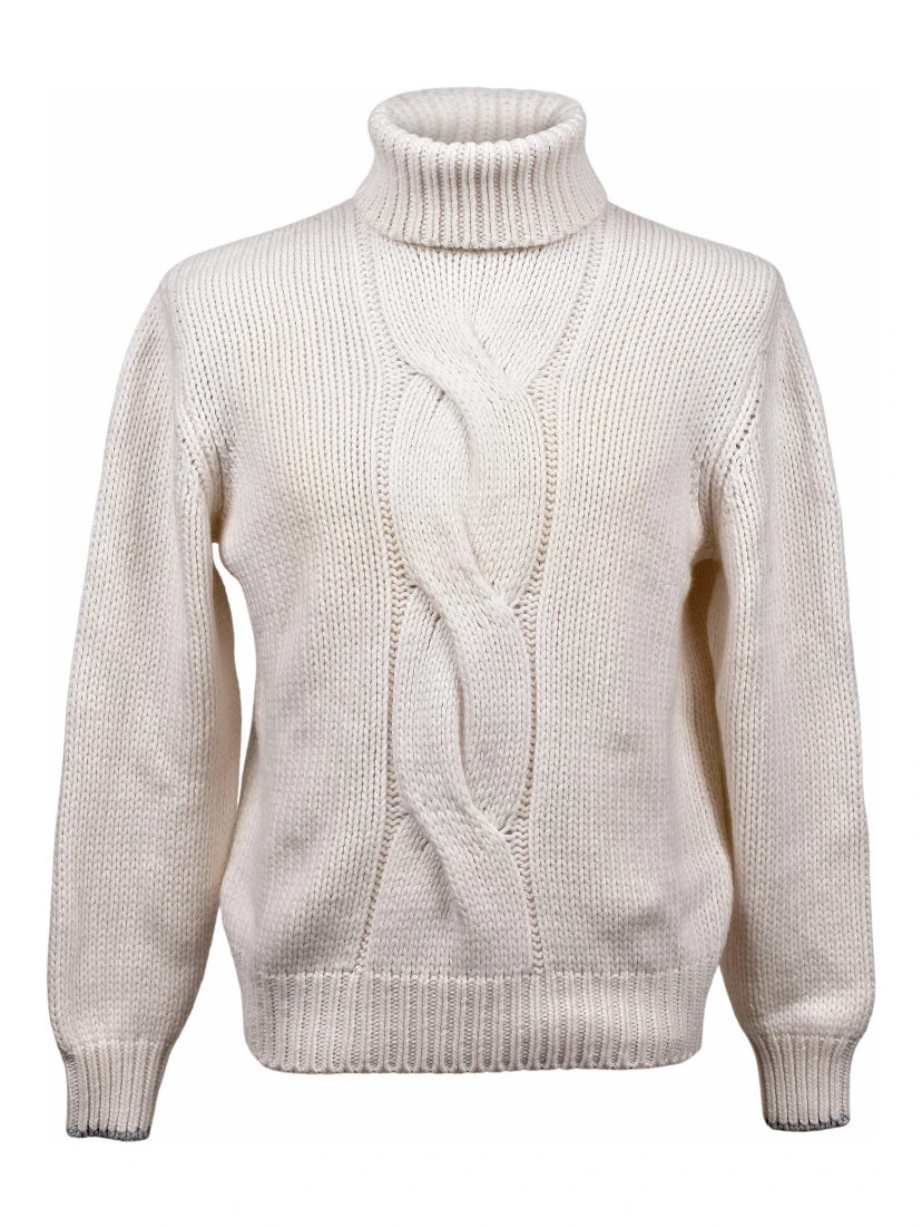 Beige Cashmere Sweater