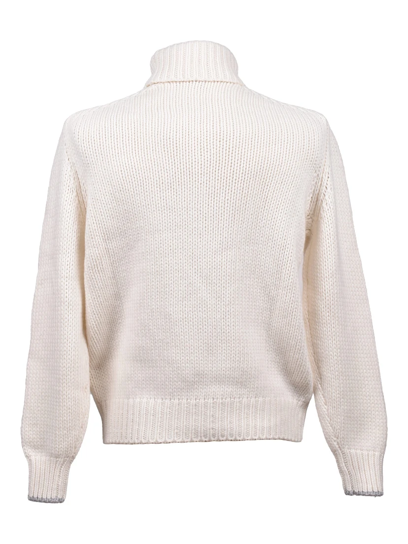 Beige Cashmere Sweater