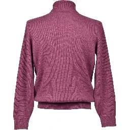 Purple Cashmere Turtleneck