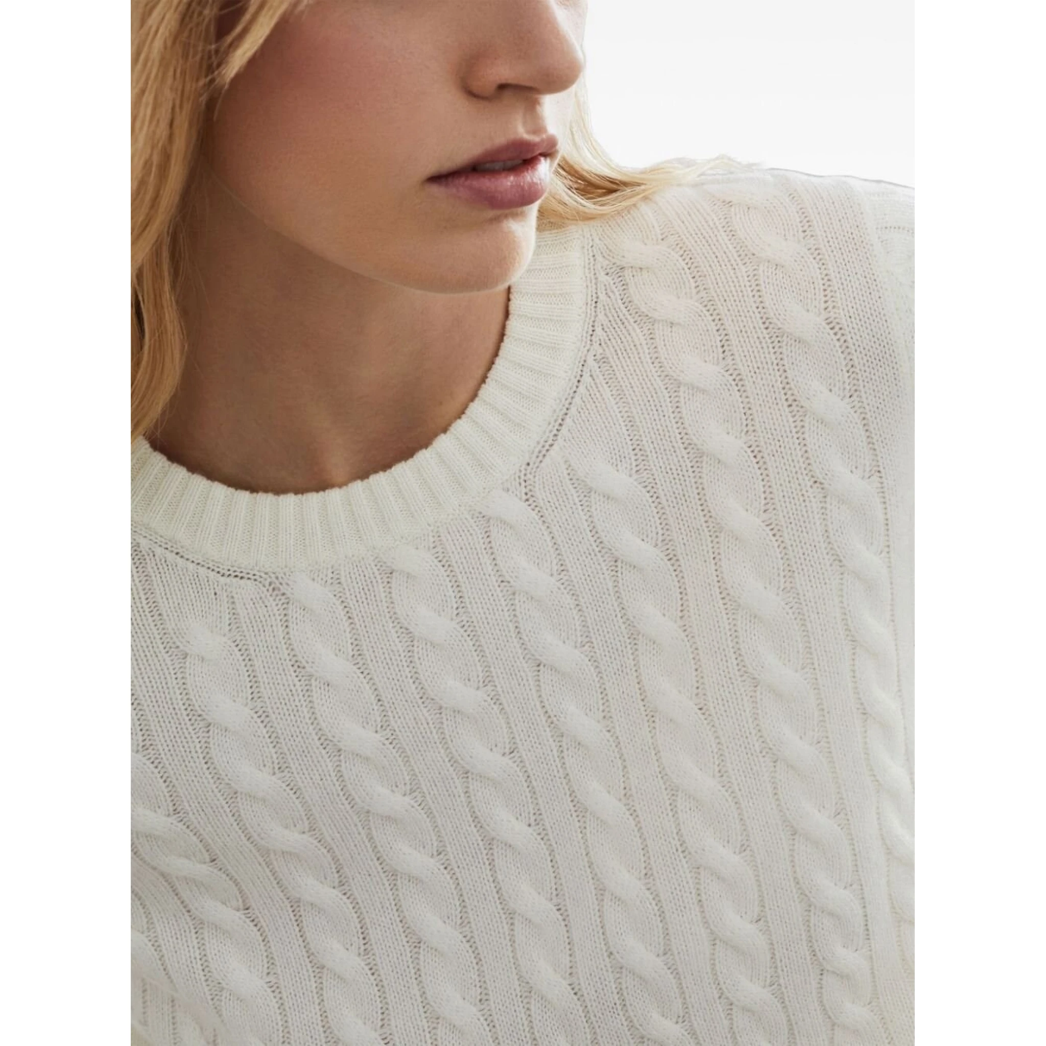 Beige Cashmere Sweater