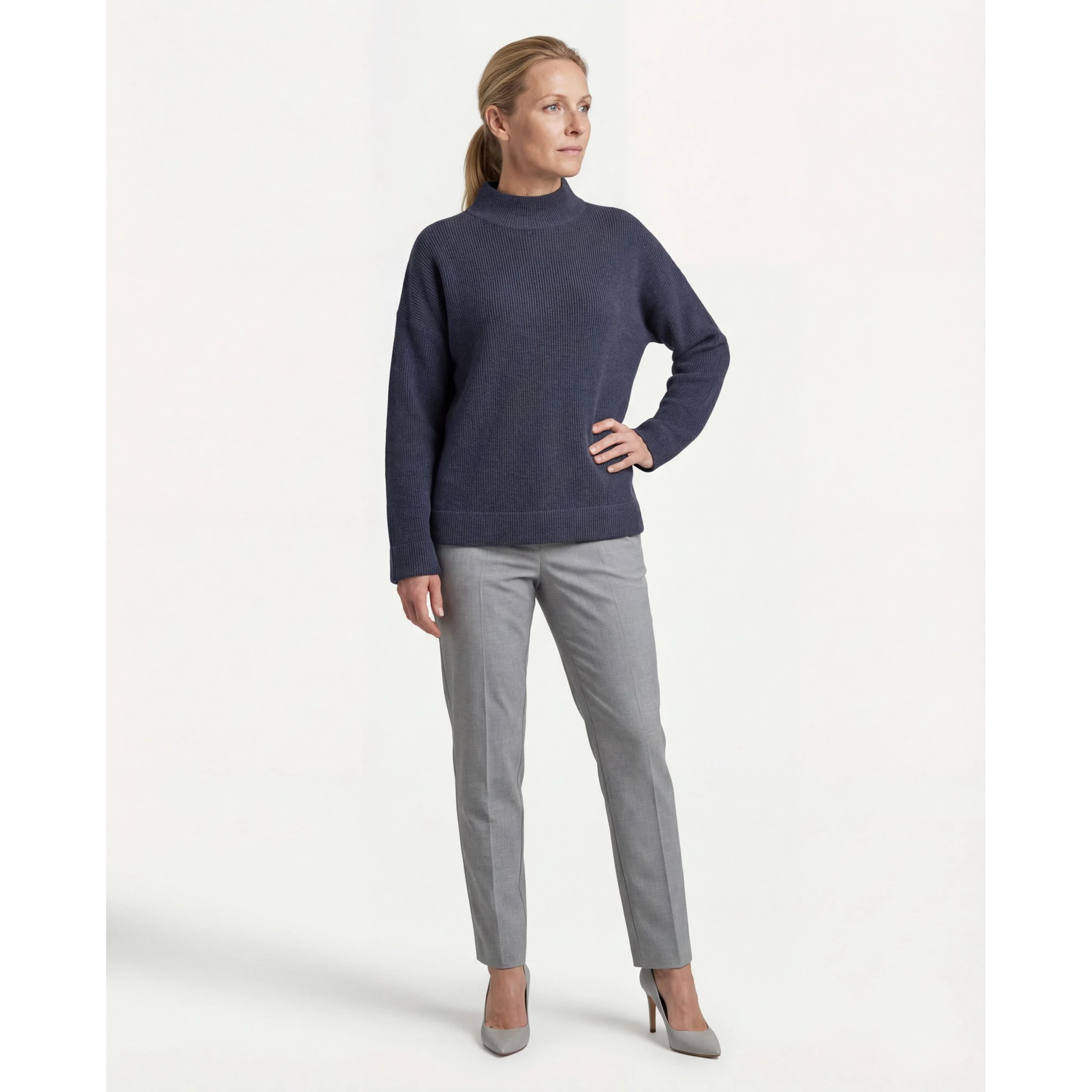 Blue Cashmere Sweater