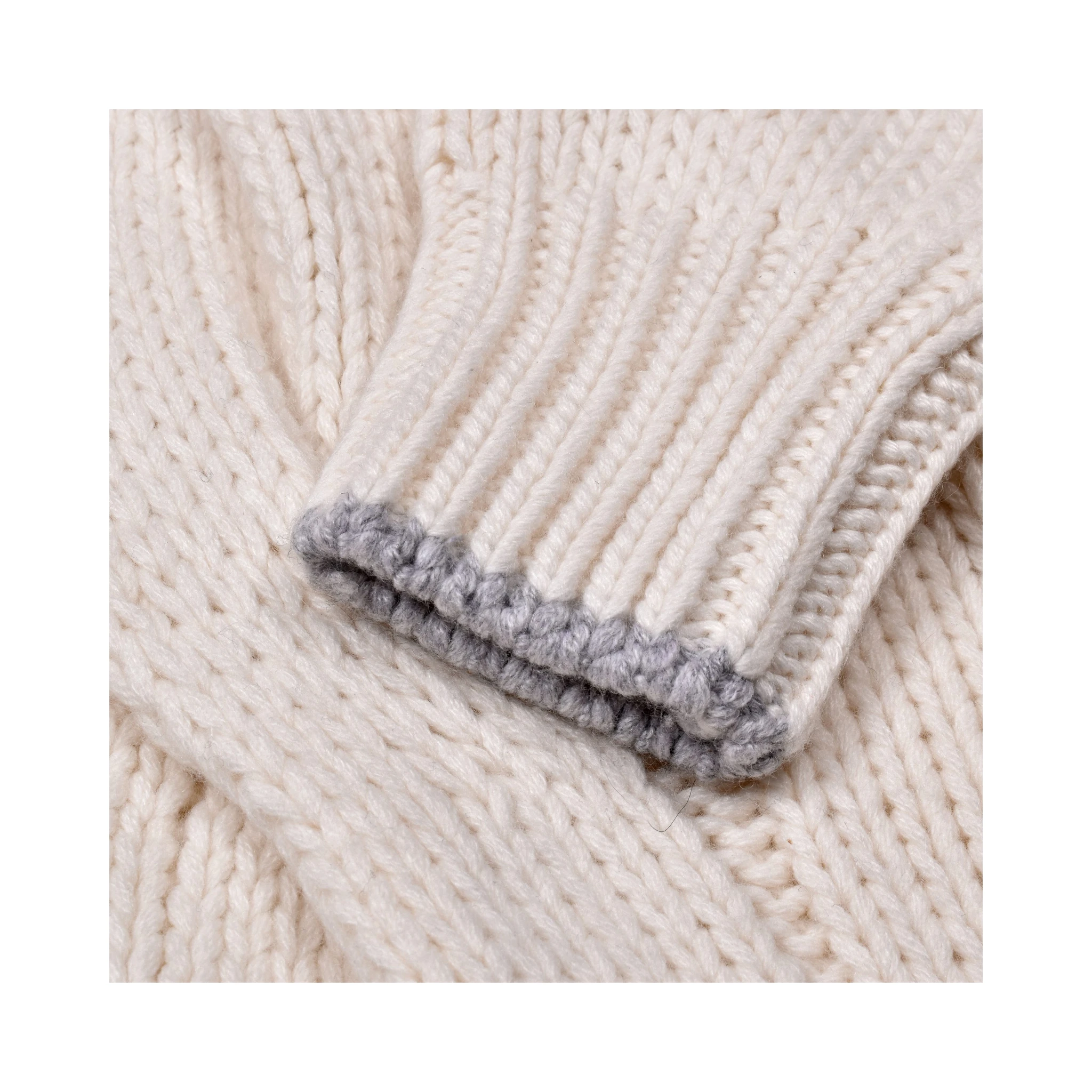 Beige Cashmere Sweater