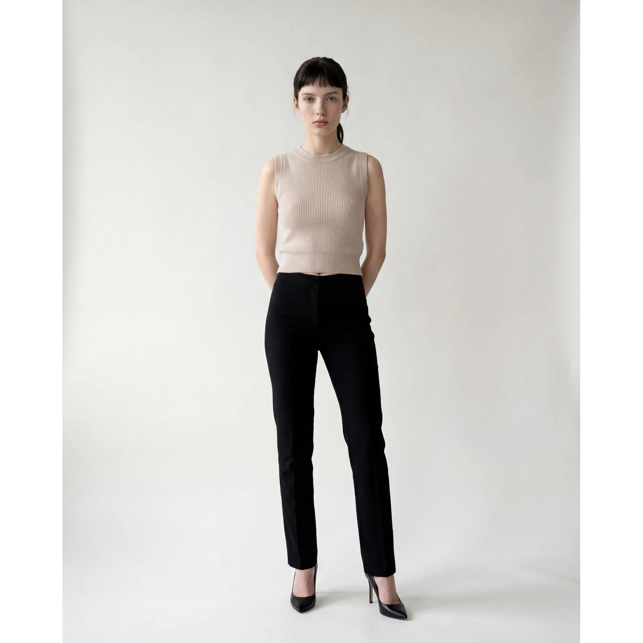 Beige Cashmere Sweater