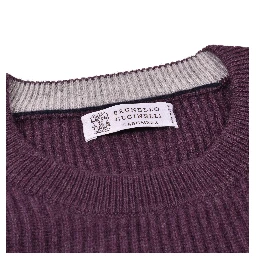 Purple Cashmere Sweater