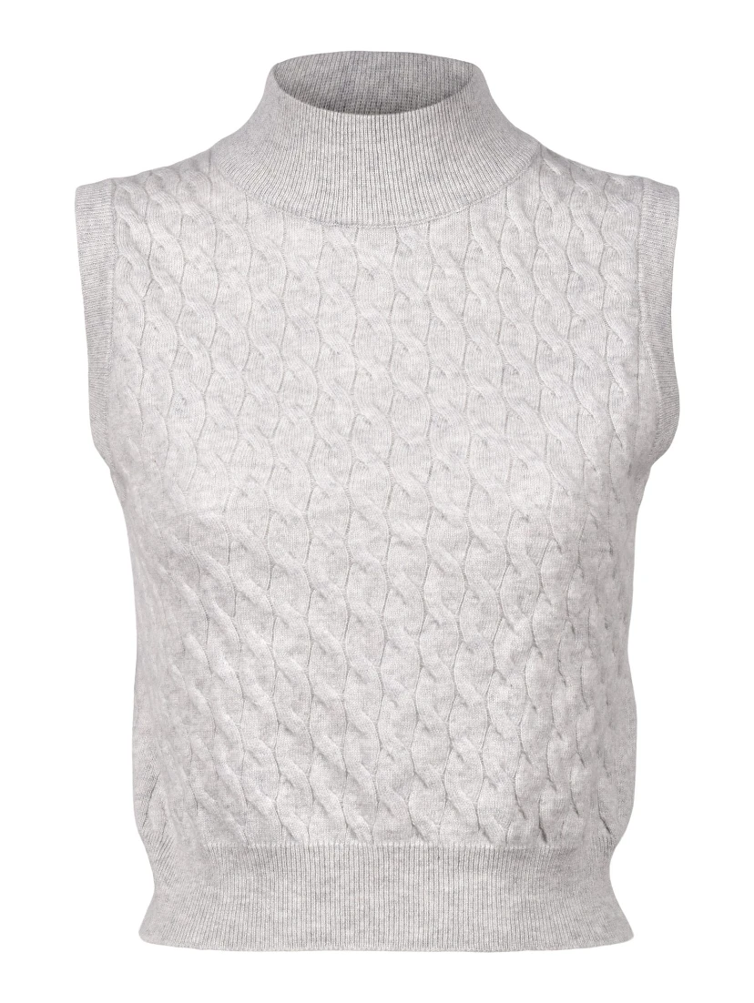 Gray Cashmere Sweater