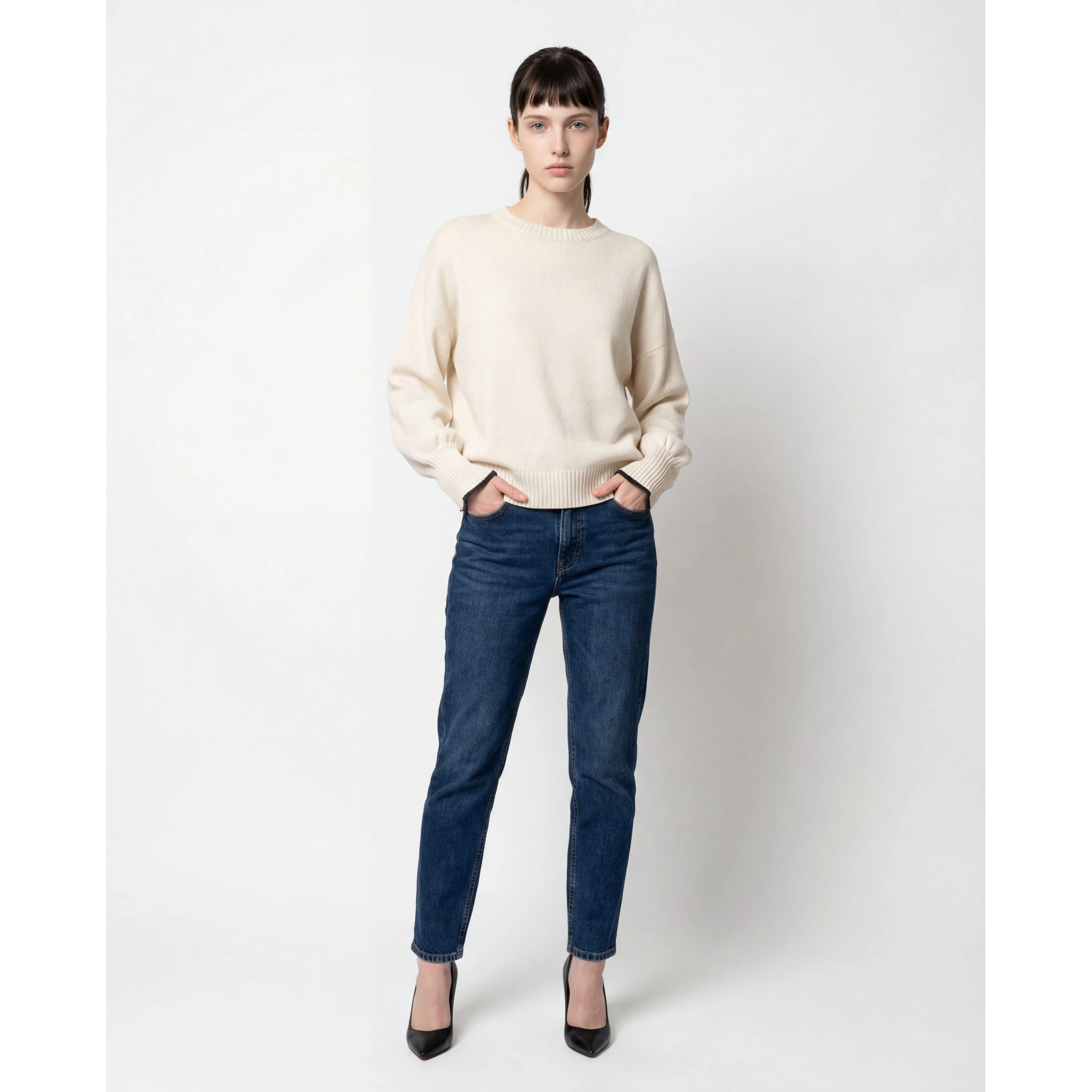 White Cashmere Sweater