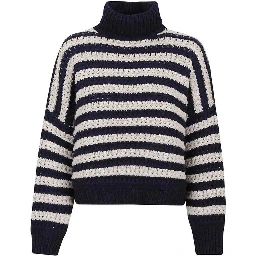 Blue Wool Sweatshirt