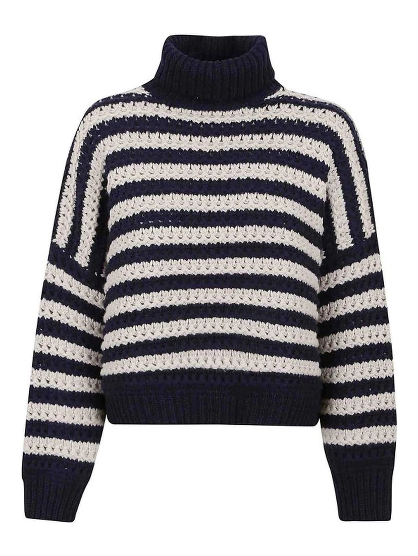 Blue Wool Sweatshirt