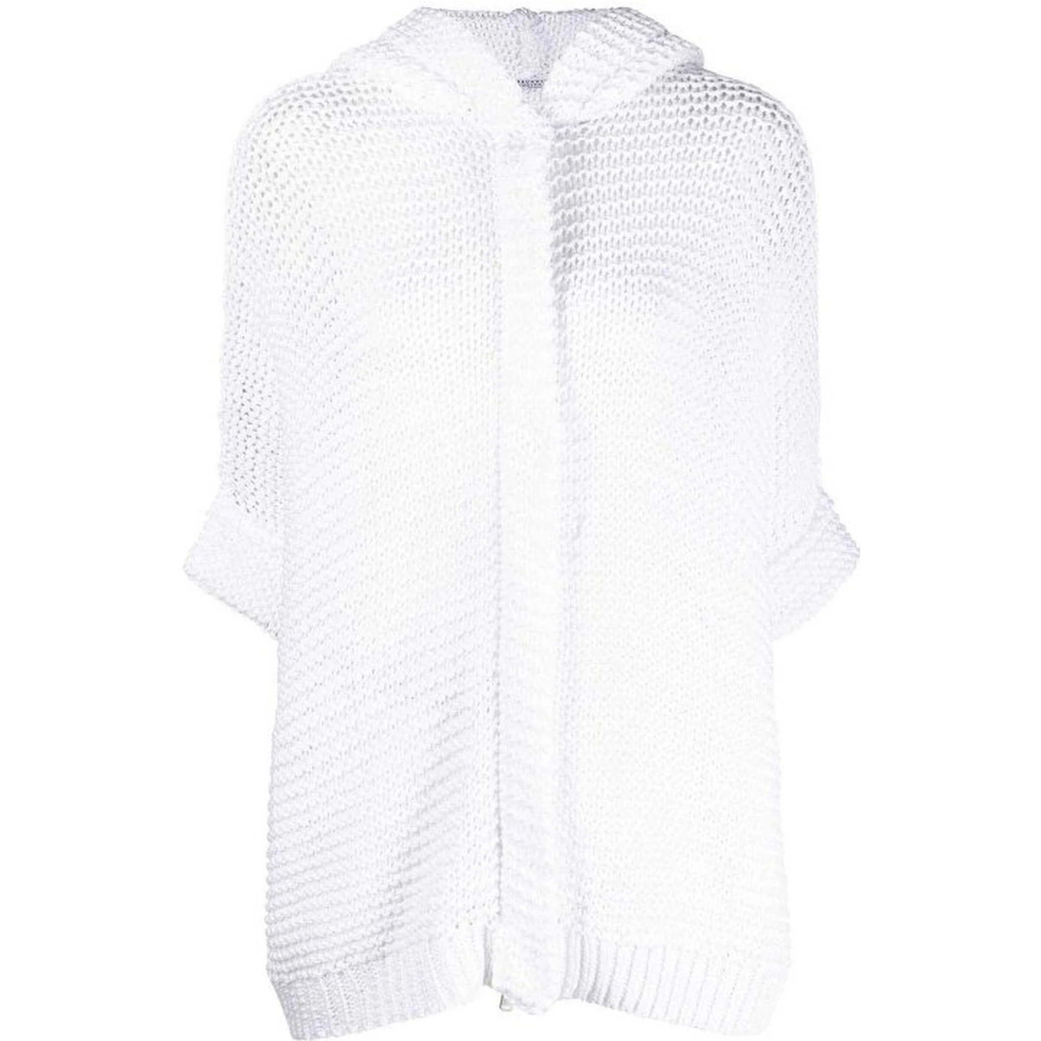 White Cotton Poncho