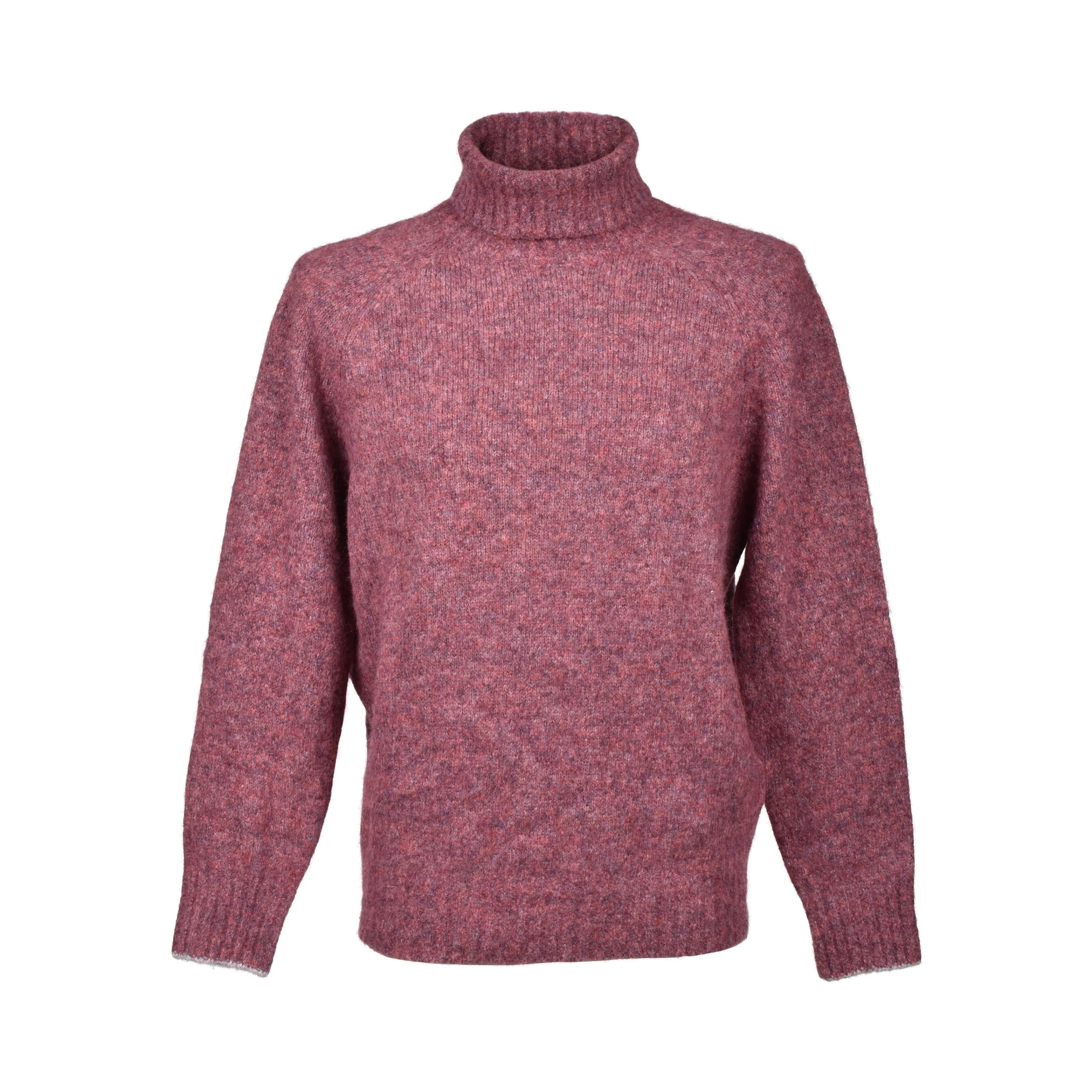 Burgundy Polyamide Turtleneck