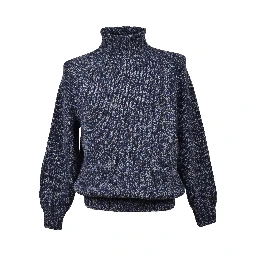 Blue Wool Sweatshirt