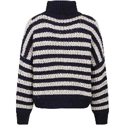 Blue Wool Sweatshirt