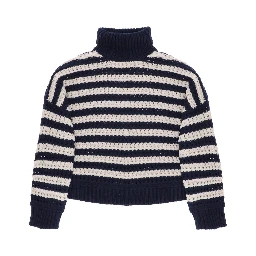 Blue Wool Sweatshirt