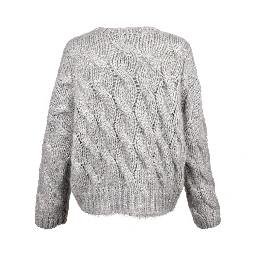 Gray Fabric Sweatshirt