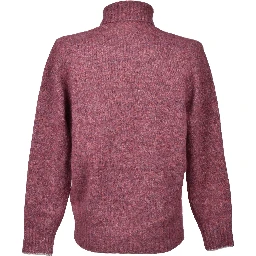 Burgundy Polyamide Turtleneck