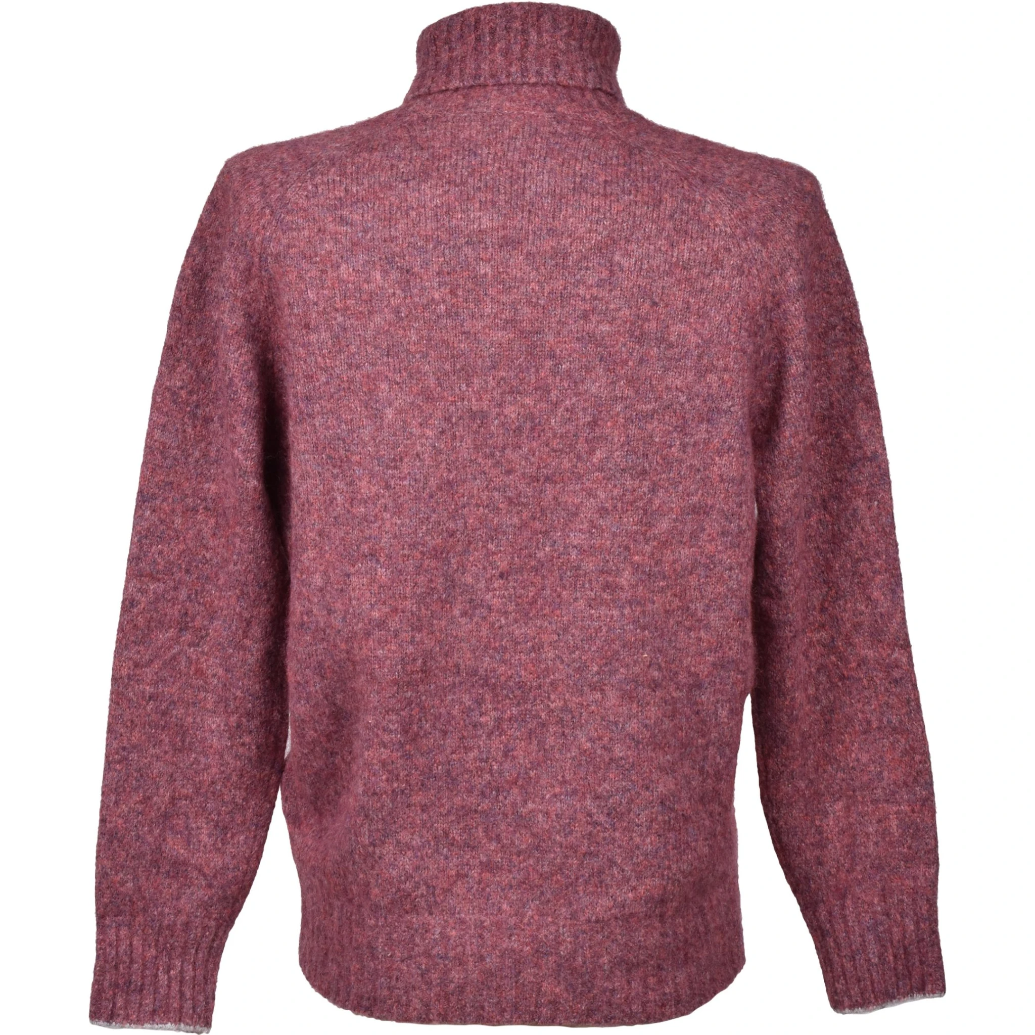 Burgundy Polyamide Turtleneck