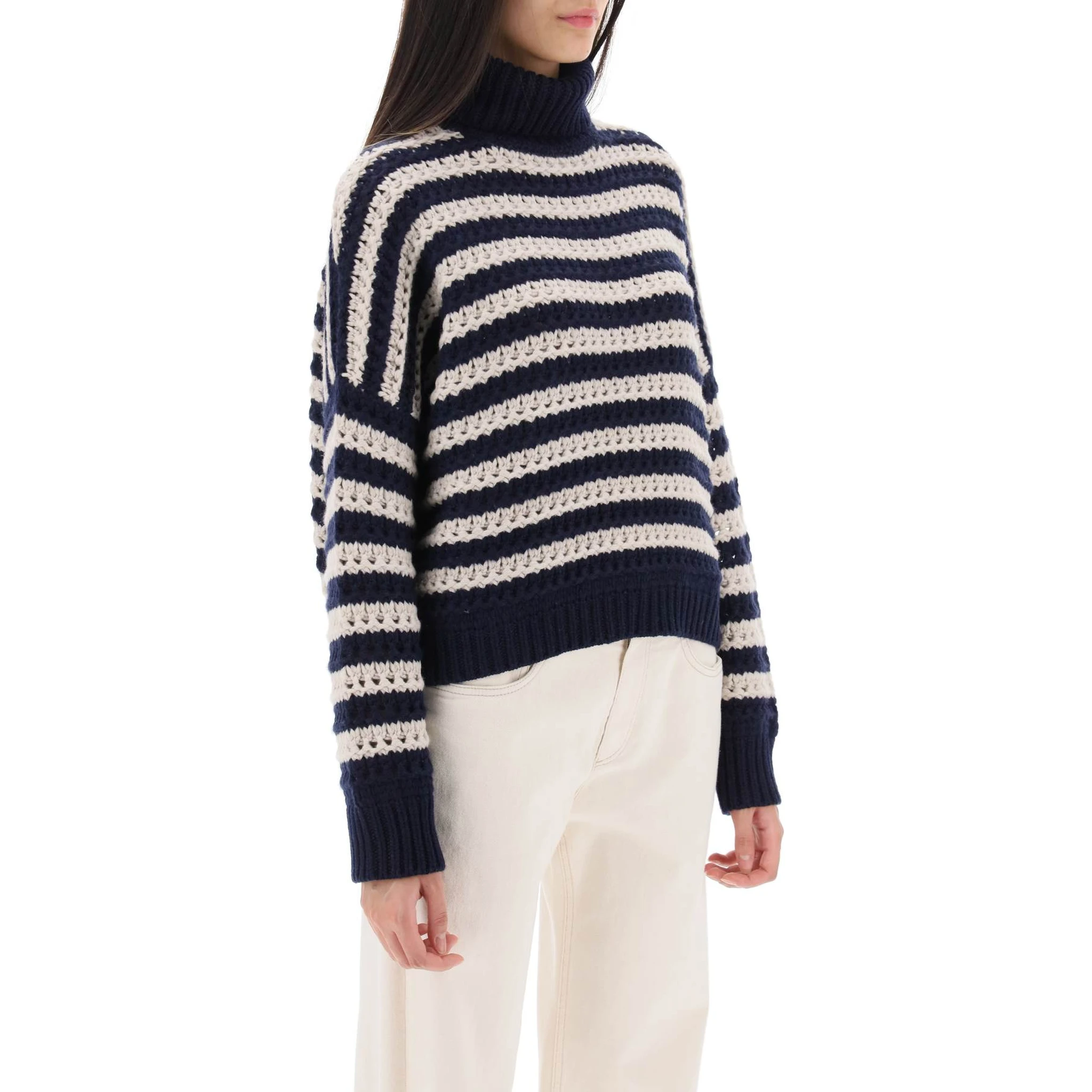 Blue Wool Sweatshirt