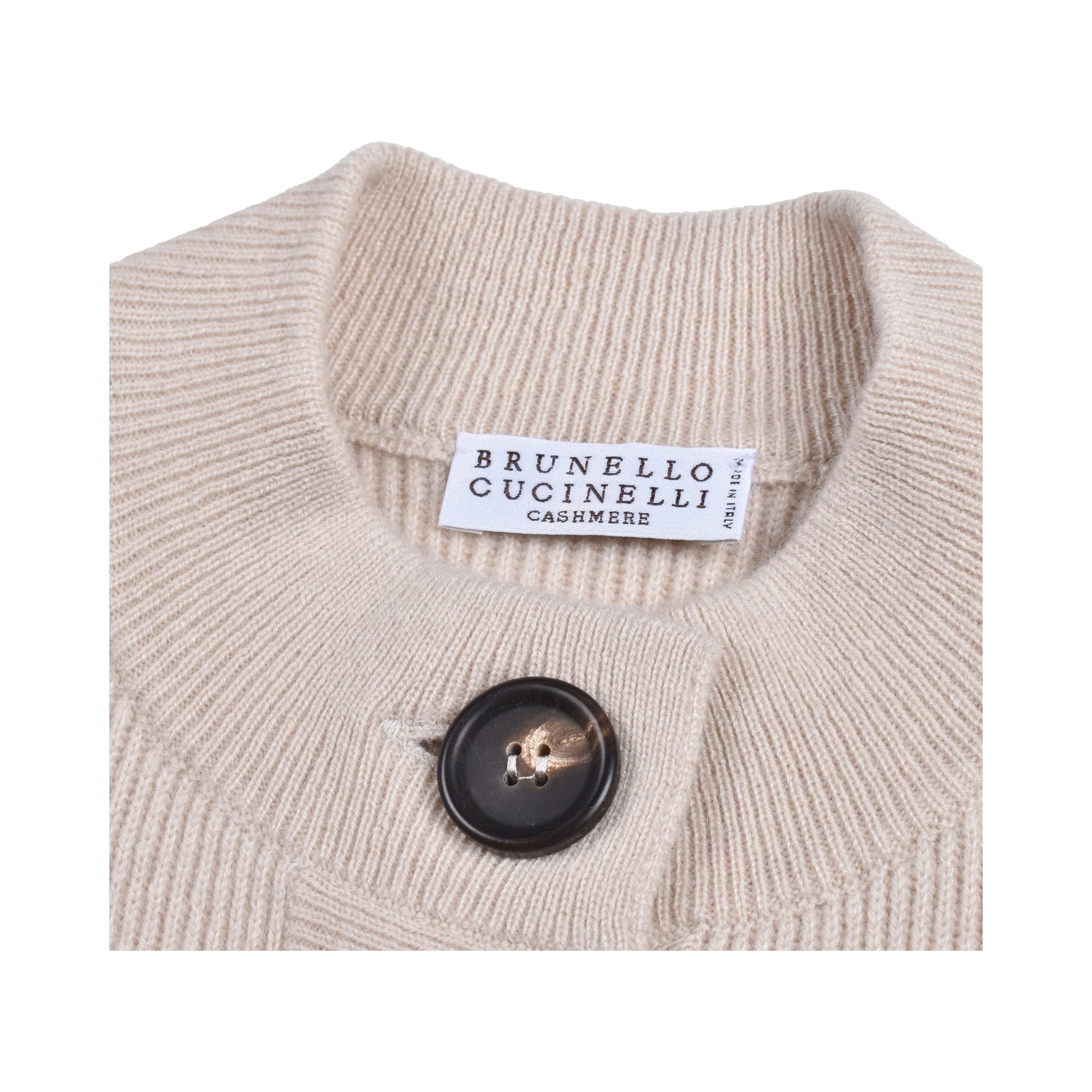 Beige Cashmere Sweater