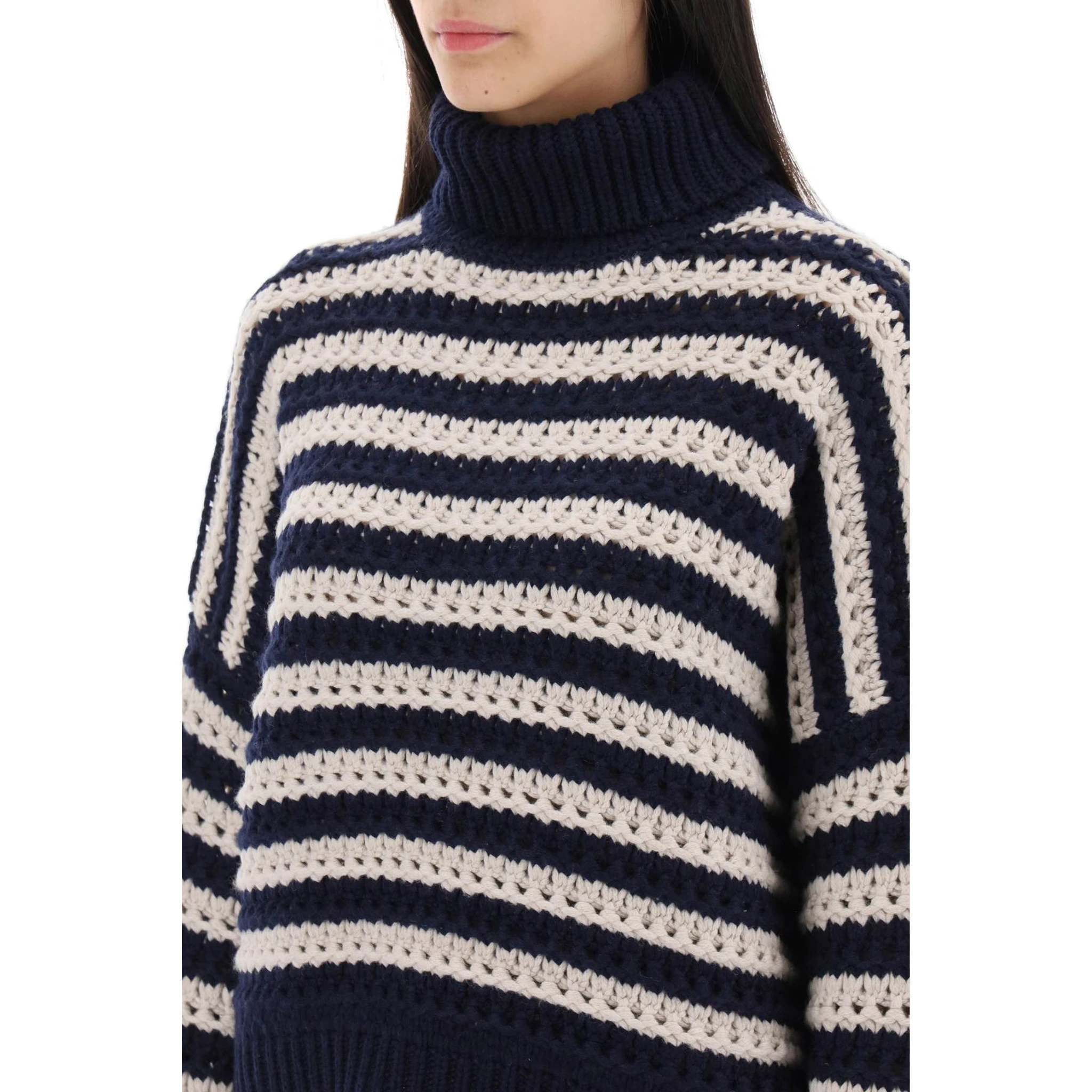 Blue Wool Sweatshirt